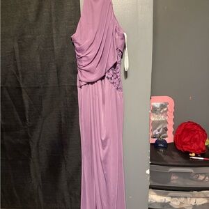 David's Bridal Lavender Gown